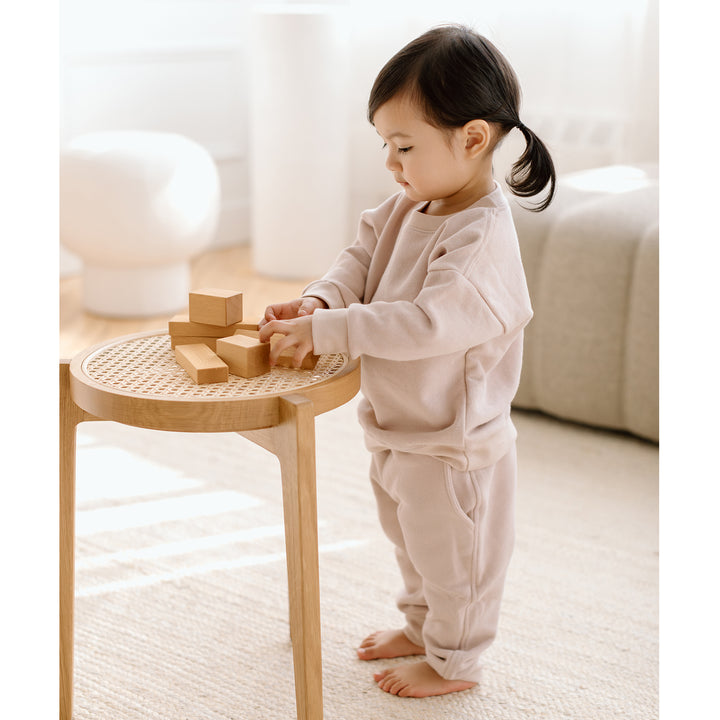 Unisex Crewneck & Sweatpant Set - Dusty Rose