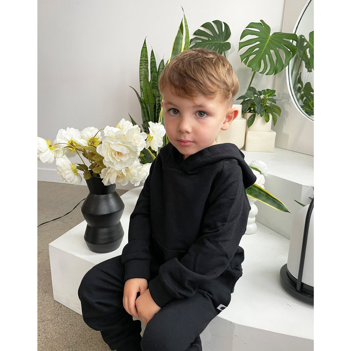 Unisex French Terry Hoodie - Black