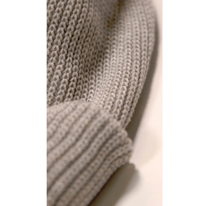 BEANIE - HEATHER BROWN