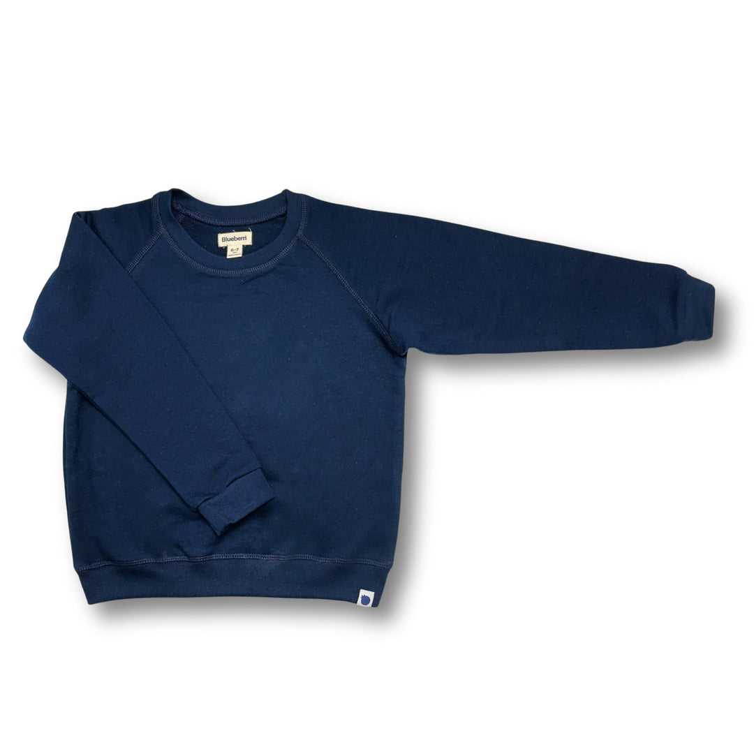 French Terry Crewneck - Kids - Navy