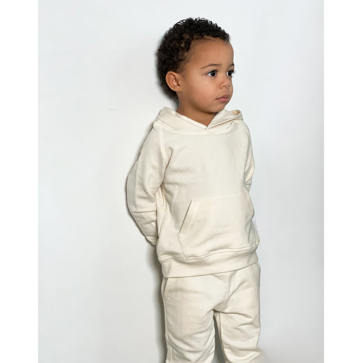 Unisex French Terry Hoodie - Cream