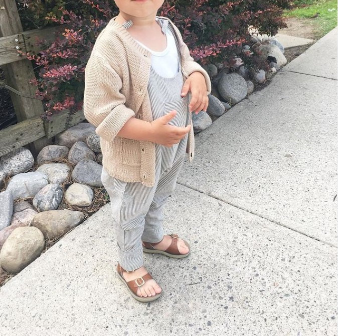 Low Crotch Romper – Grey