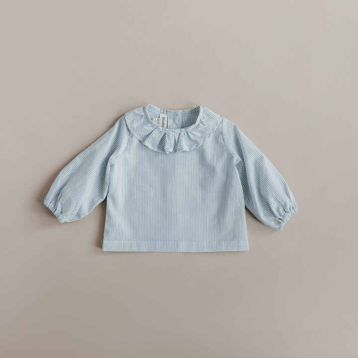 Classic Ruffle Shirt for Babies & Kids - Blue