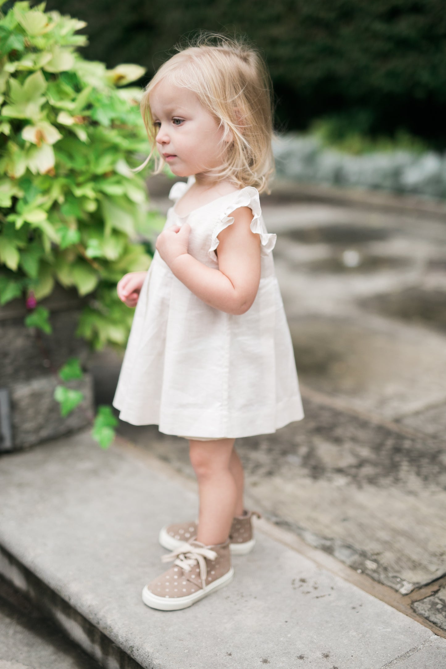 Flutter Dress – Oatmeal