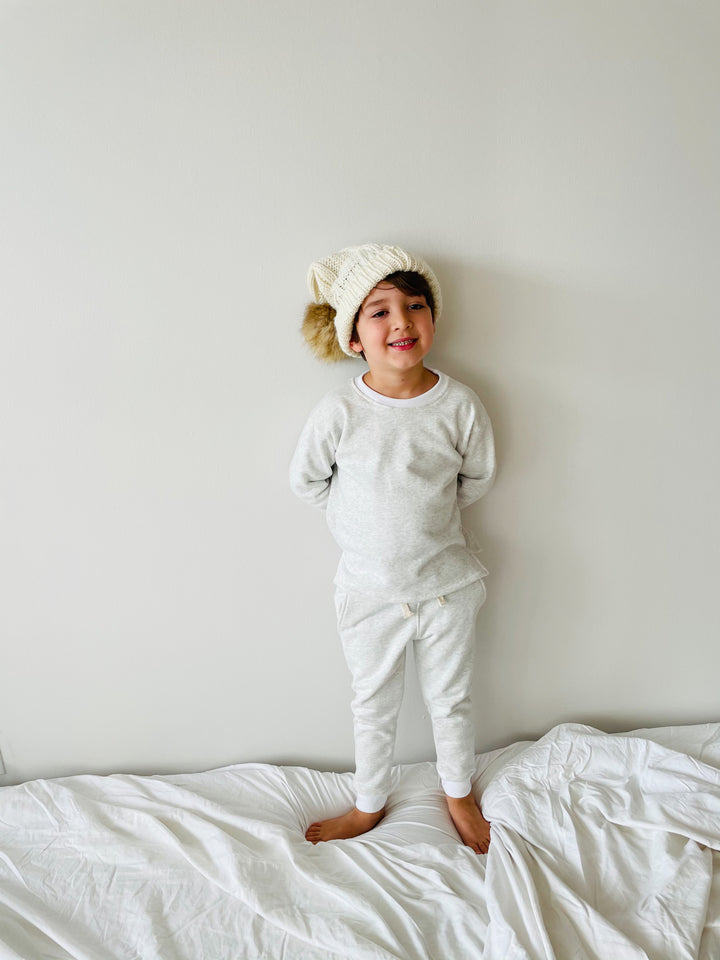 Unisex Fleece Set - Oatmeal