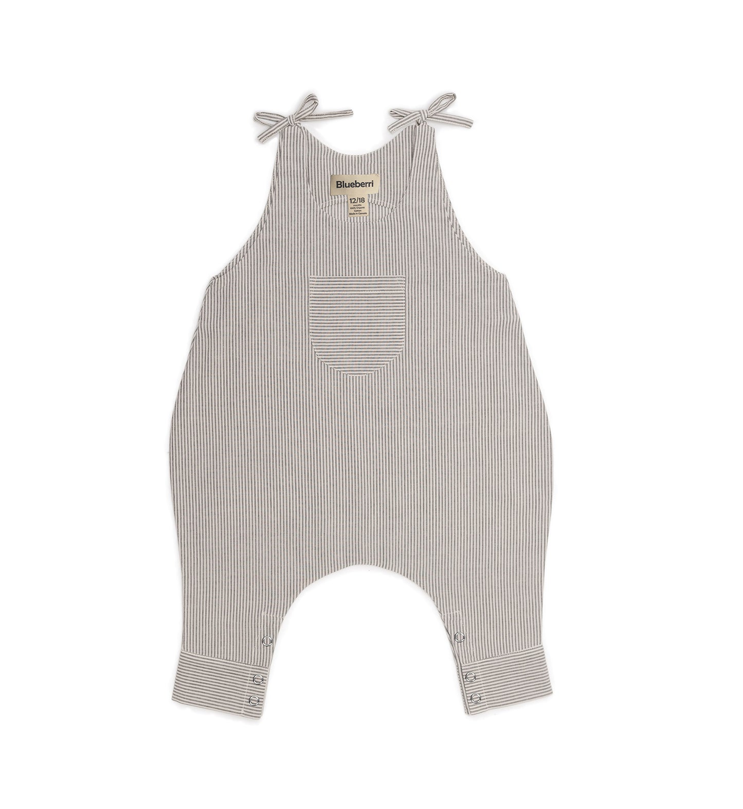 Low Crotch Romper – Grey