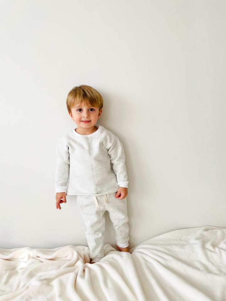 Unisex Fleece Set - Oatmeal