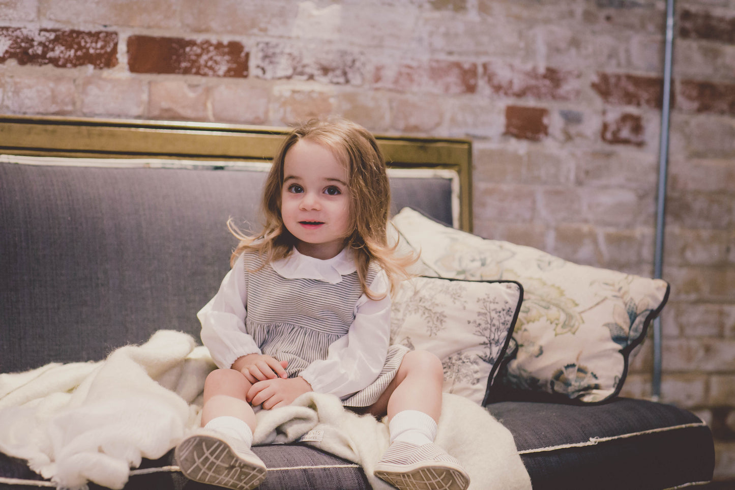 Classic Ruffle Shirt for Babies & Kids - White