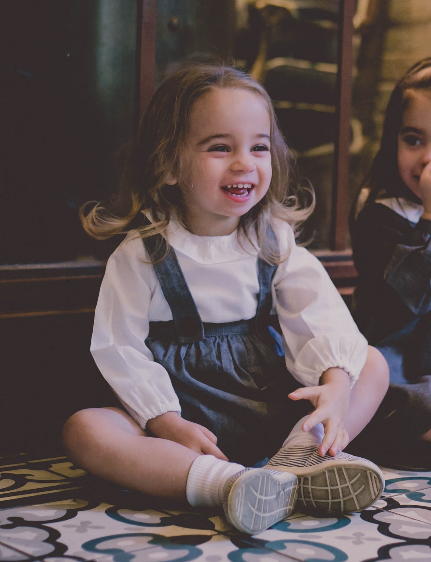Classic Ruffle Shirt for Babies & Kids - White