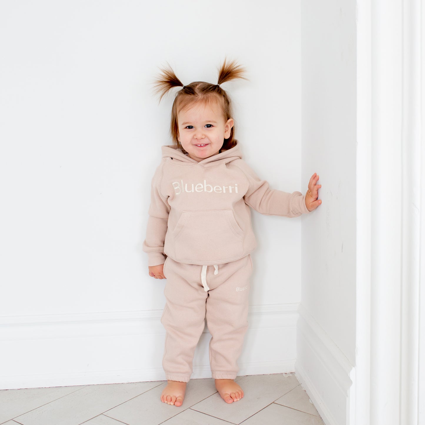 Unisex Hoodie And Sweatpant Fleece Set - Dusty Rose