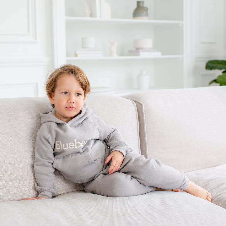 Unisex Fleece Hoodie - Opal Grey