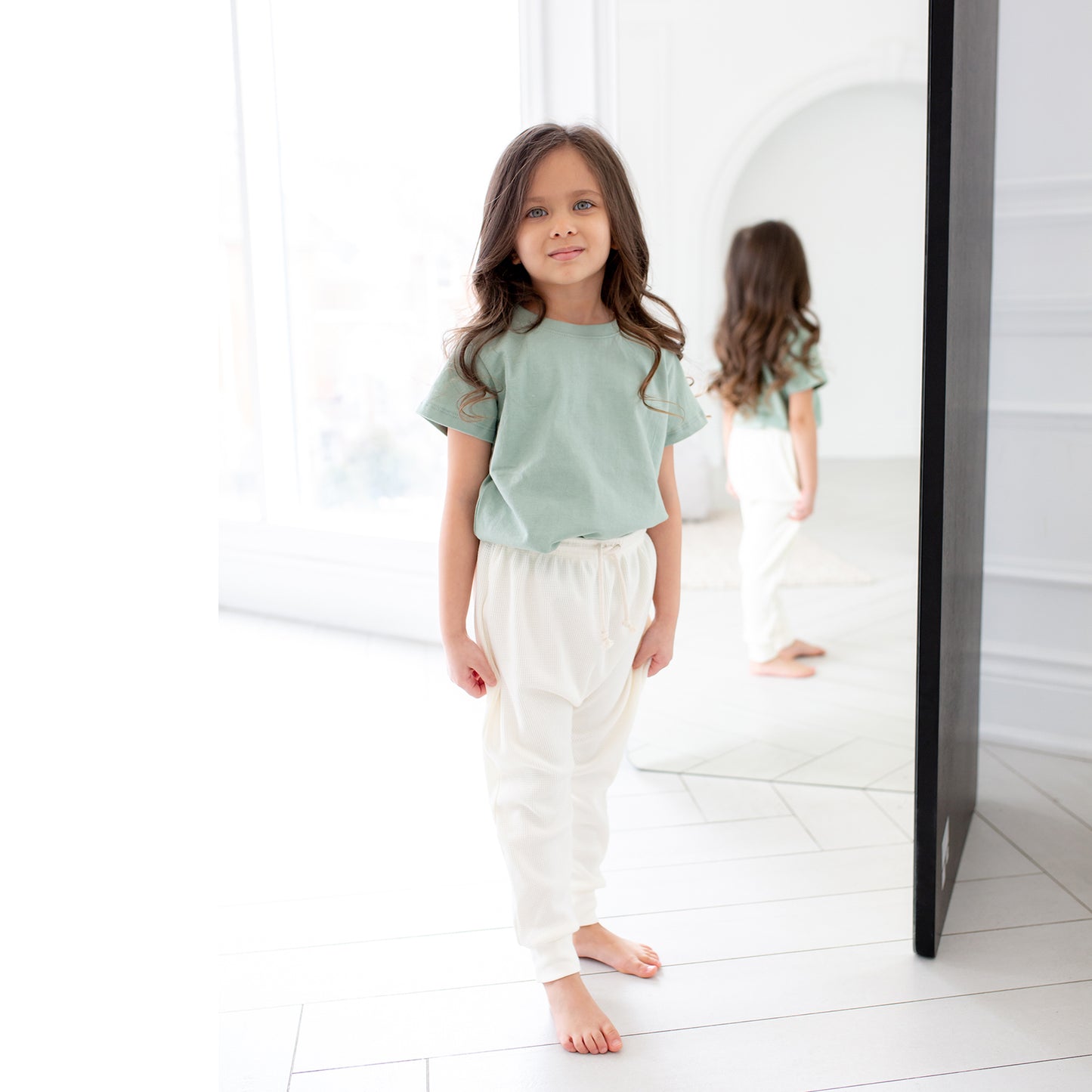 SHORT SLEEVE TEE - SEAFOAM GREEN