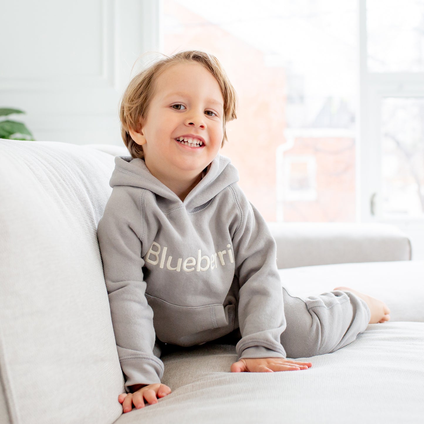 Unisex Hoodie And Sweatpant Fleece Set - Opal Grey