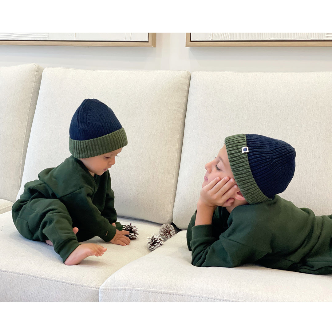 Crewneck & Sweatpant Set - Forest Green