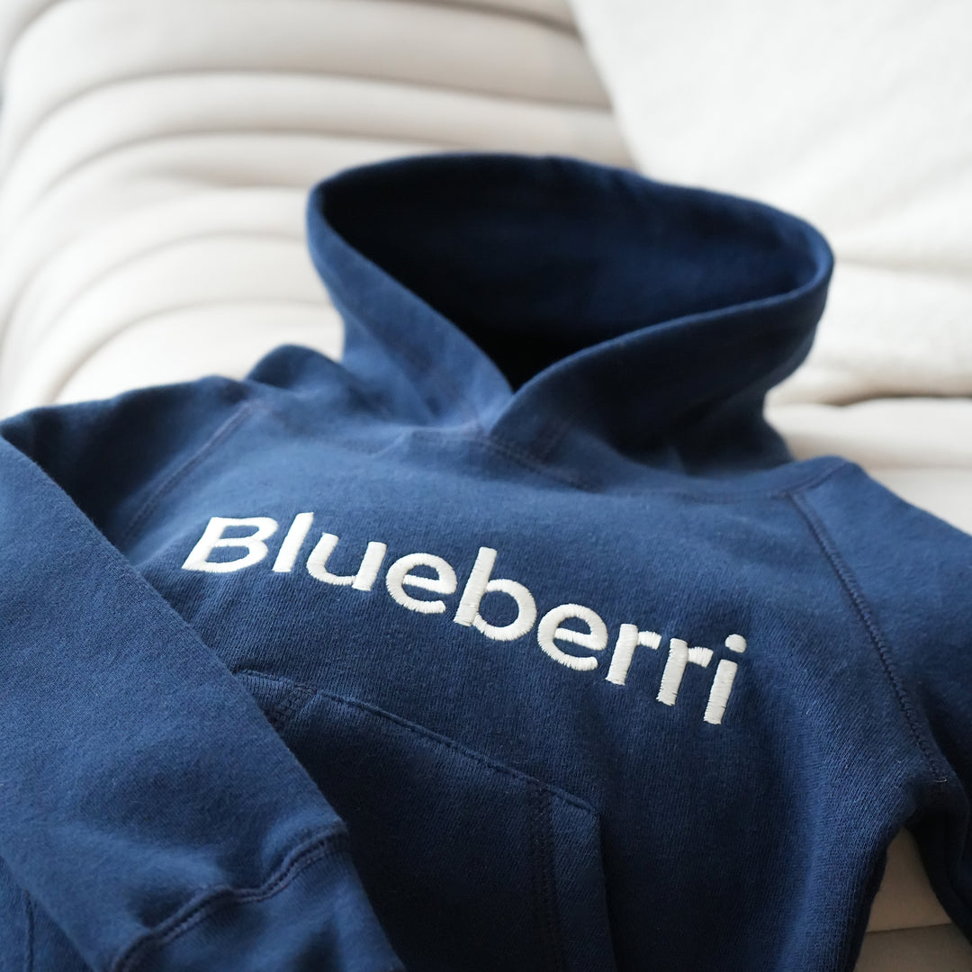 Unisex Hoodie And Sweatpant Fleece Set - Blueberry Blue