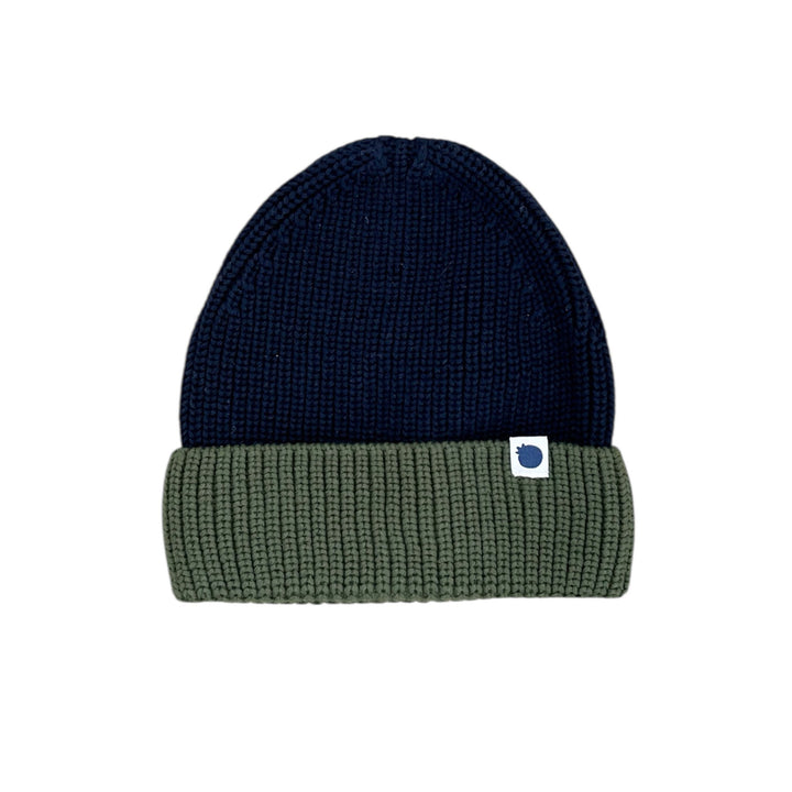 BEANIE - Forest Green & Navy