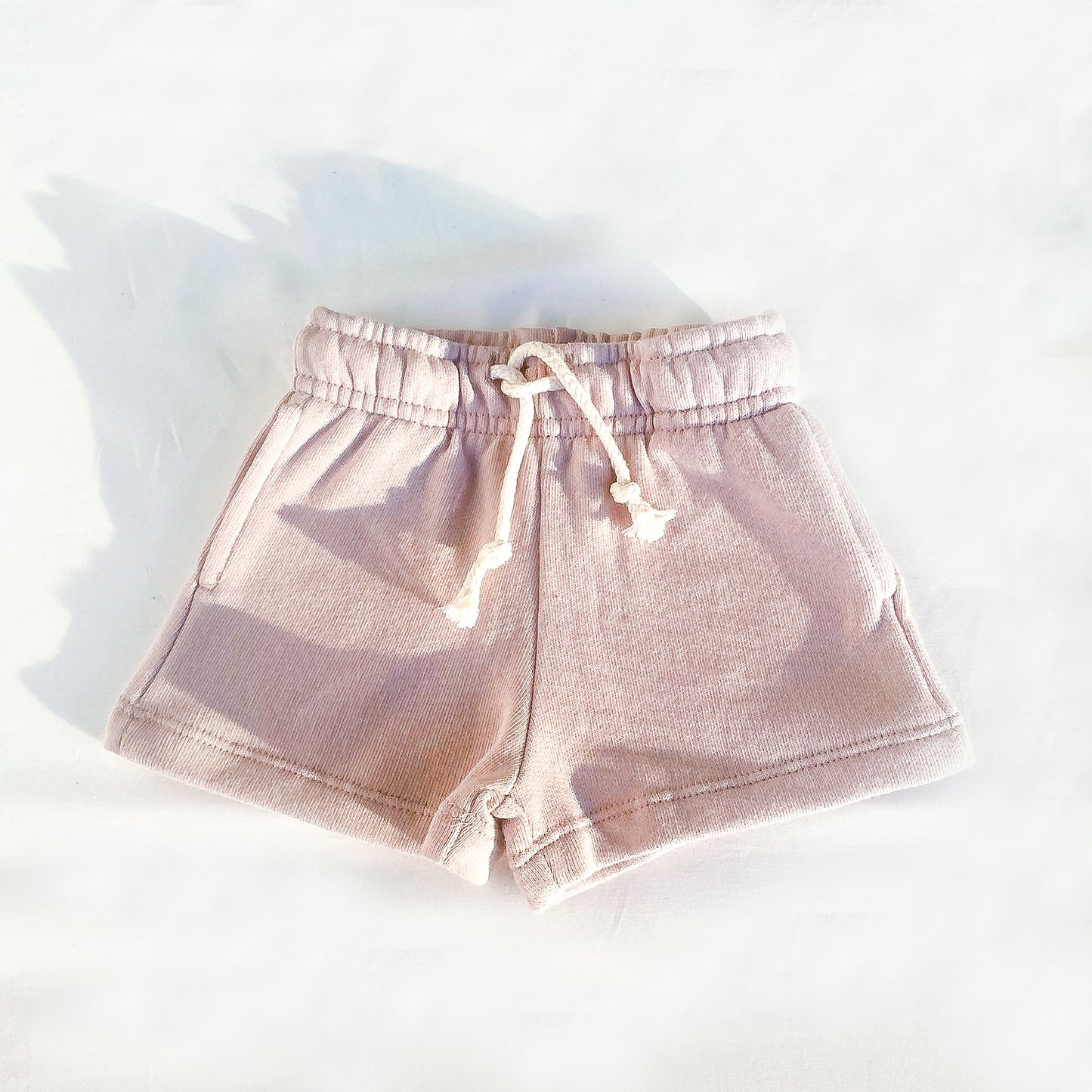 French Terry Shorts - Dusty Rose