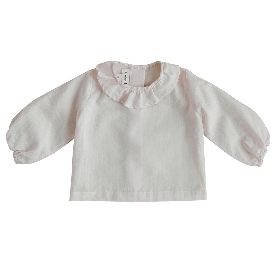 Classic Ruffle Shirt for Babies & Kids - Pastel Pink