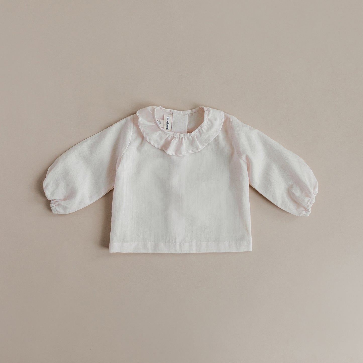 Classic Ruffle Shirt for Babies & Kids - Pastel Pink