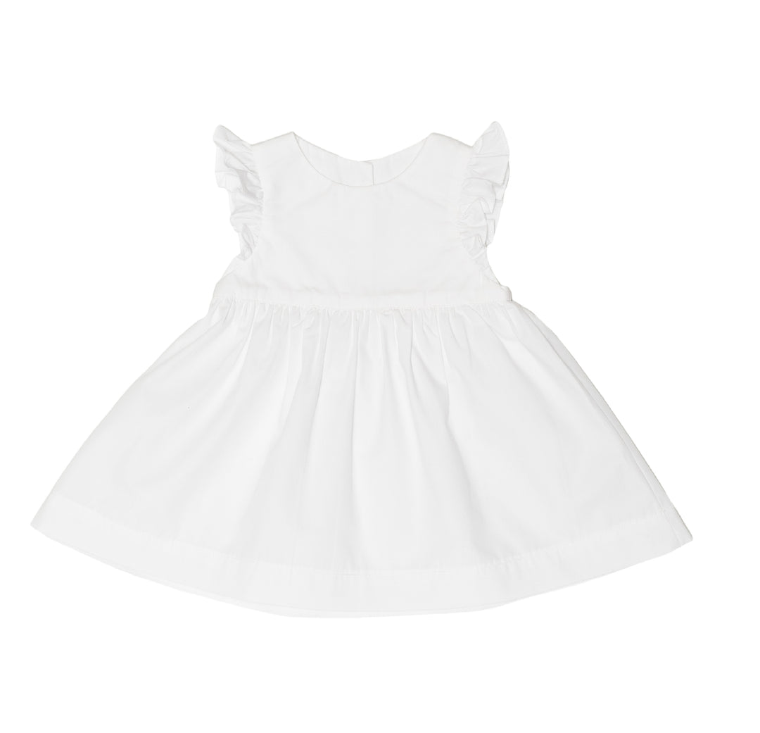 Flutter Dress – White