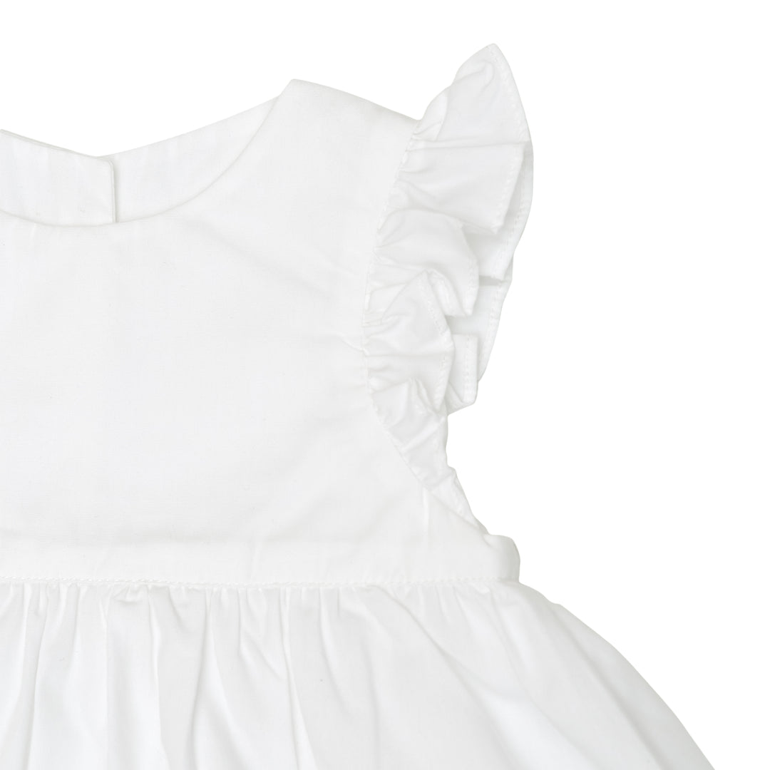 Flutter Dress – White