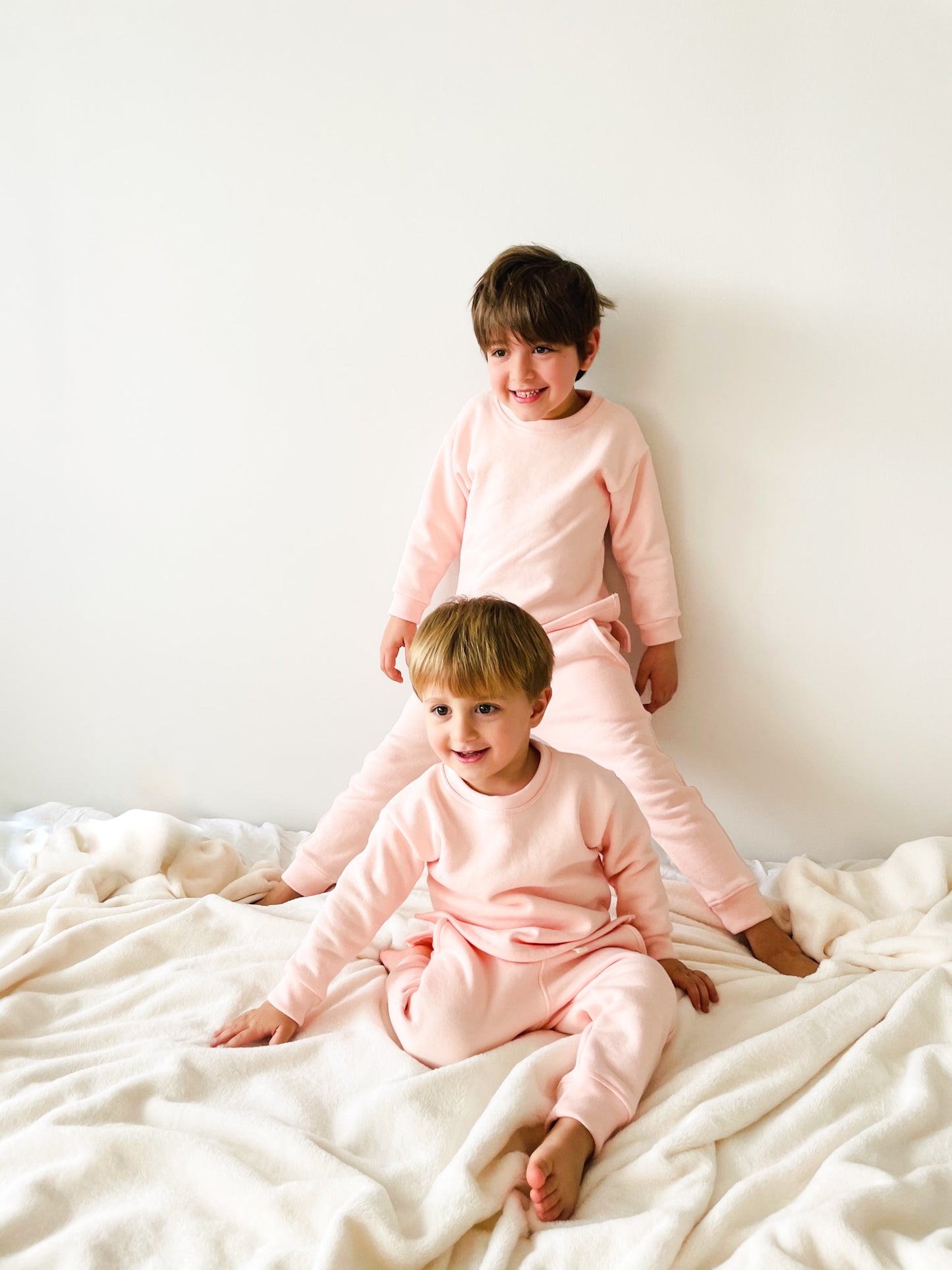 Unisex Fleece Set - Baby Pink