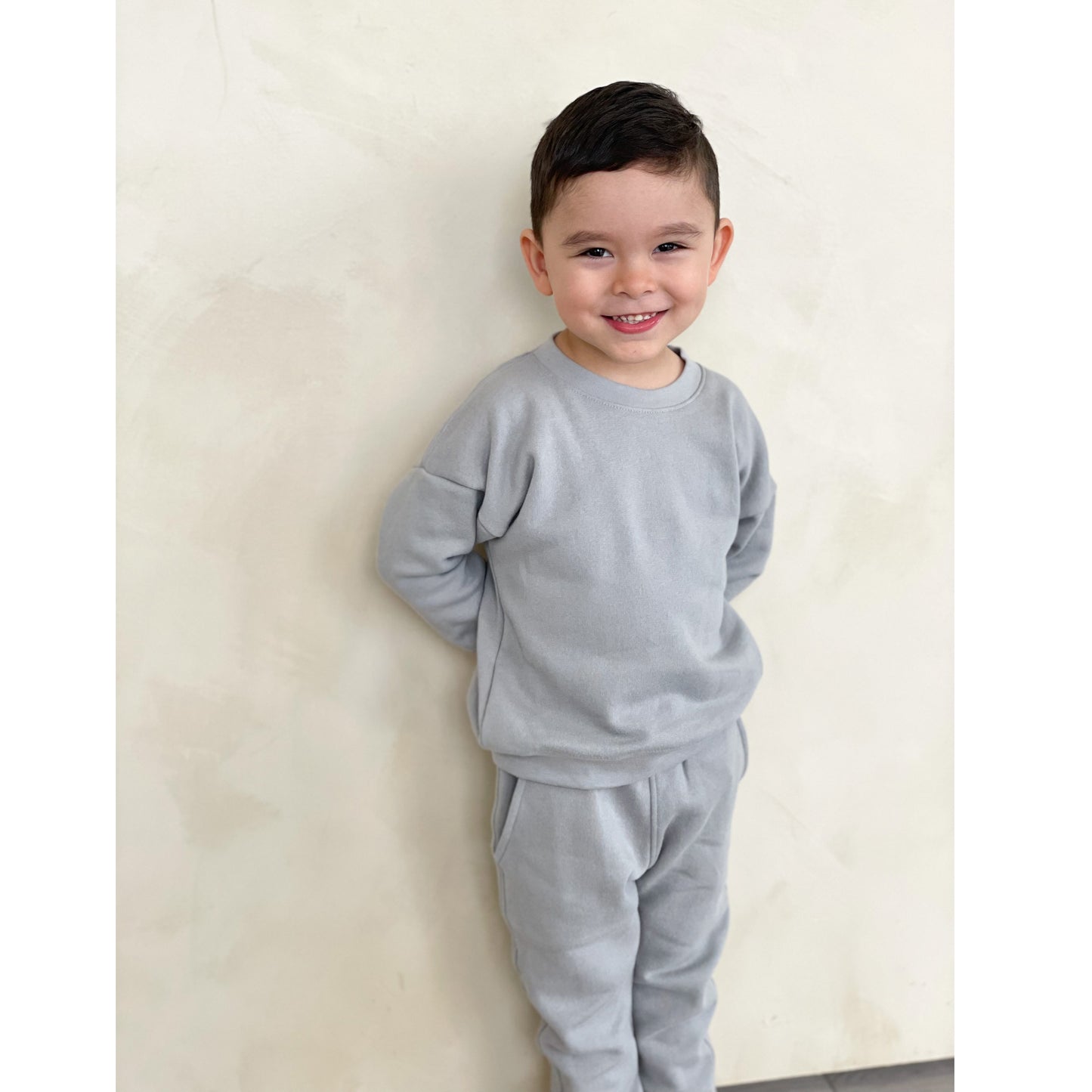 Unisex French Terry Set - Opal Grey