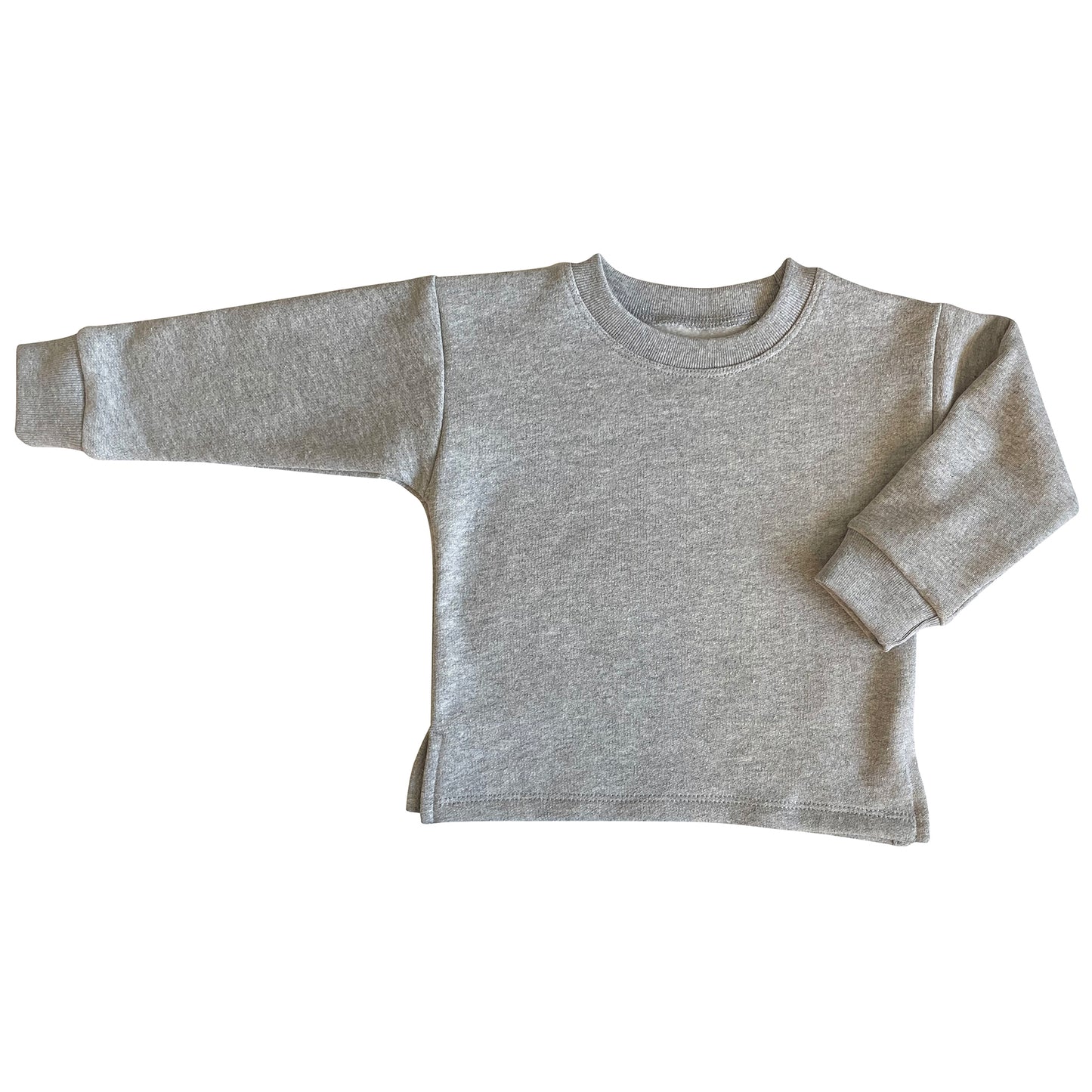 Unisex Fleece Sweatshirt - Heather Grey