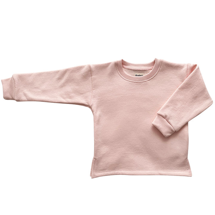 Unisex Fleece Sweatshirt - Baby Pink