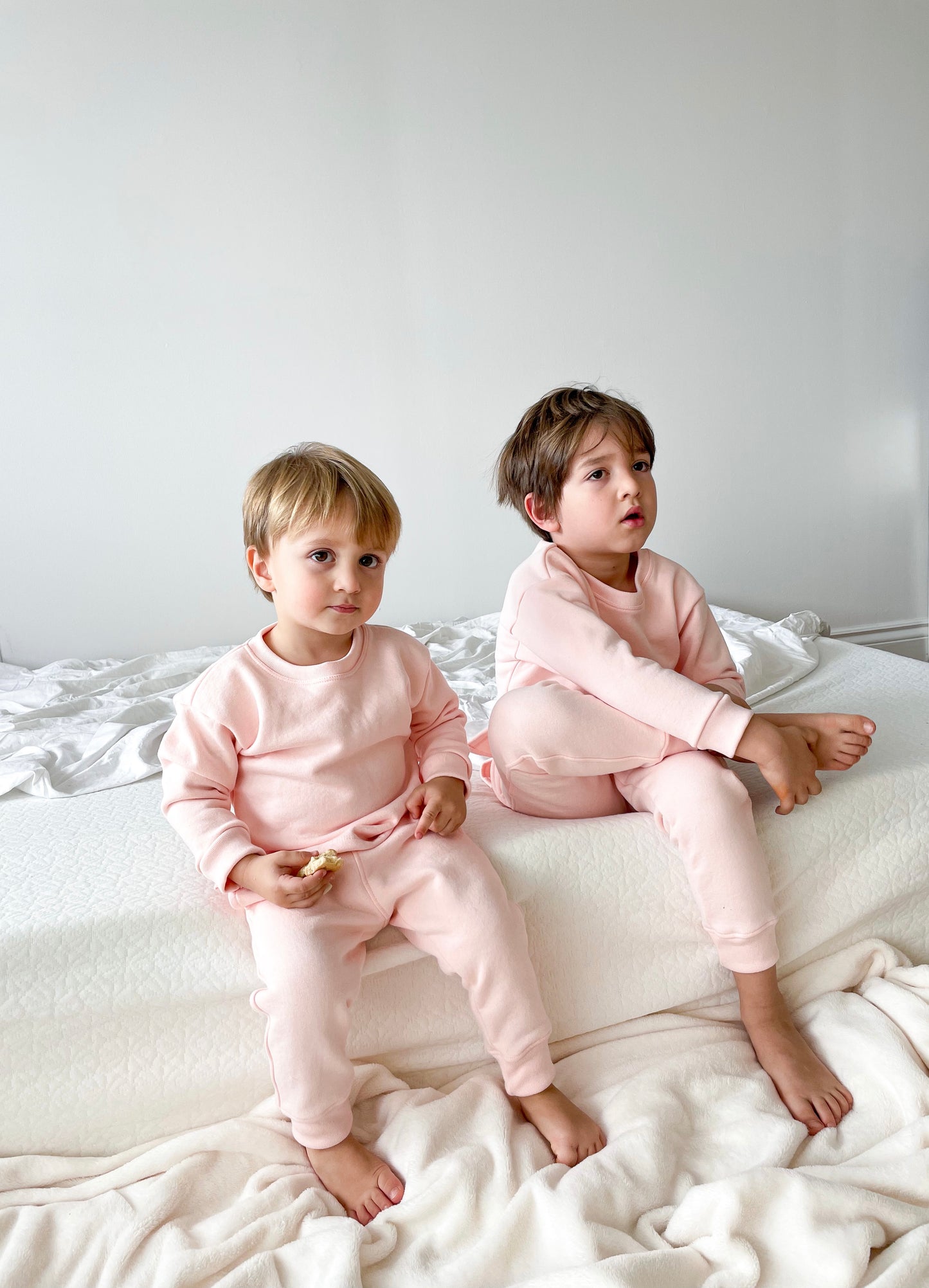 Unisex Fleece Set - Baby Pink