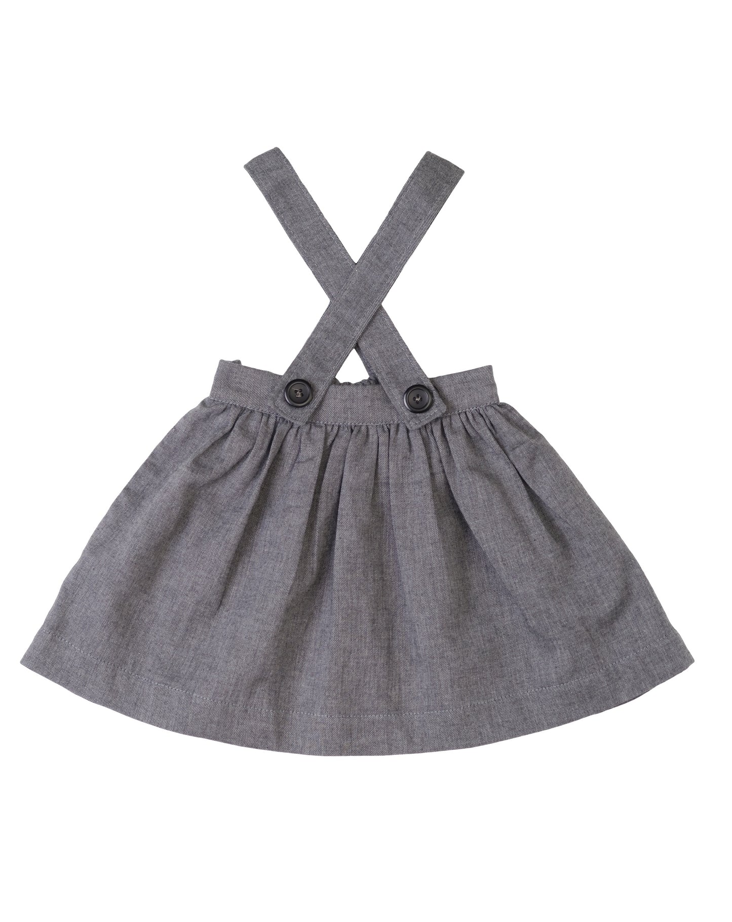 Pinafore Skirt Grey