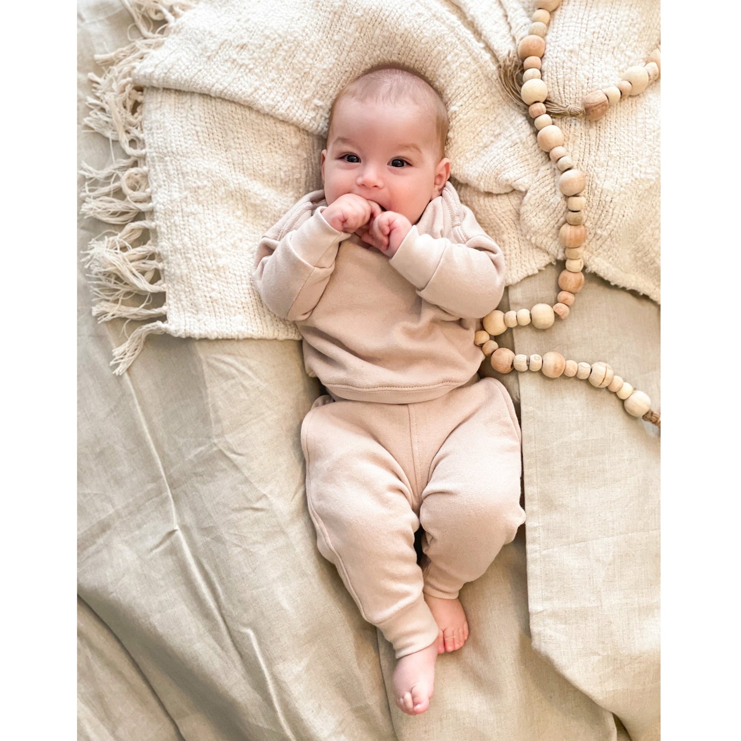 Unisex French Terry Set - Dusty Rose