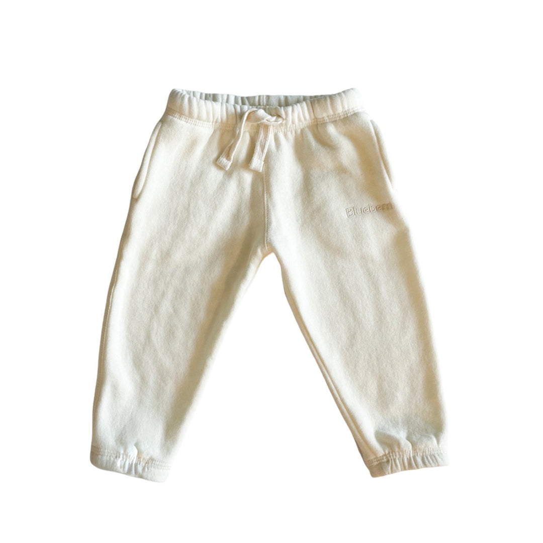 Unisex Fleece Sweatpants - Antique White